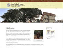 Tablet Screenshot of carmelcollegegoa.org